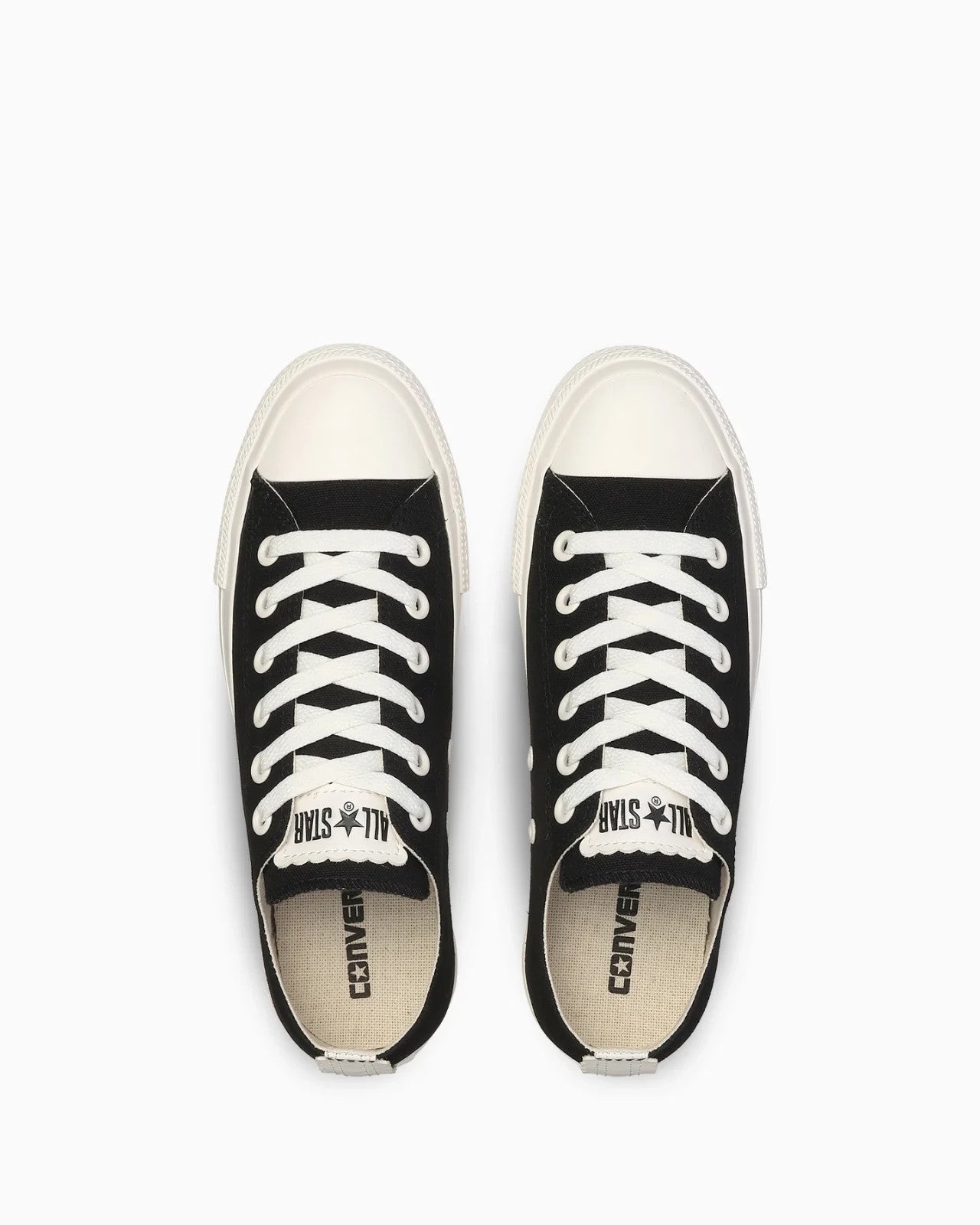 31318820 Converse Women's All Star PLTS Flowercut OX "Black/White" (Women's)