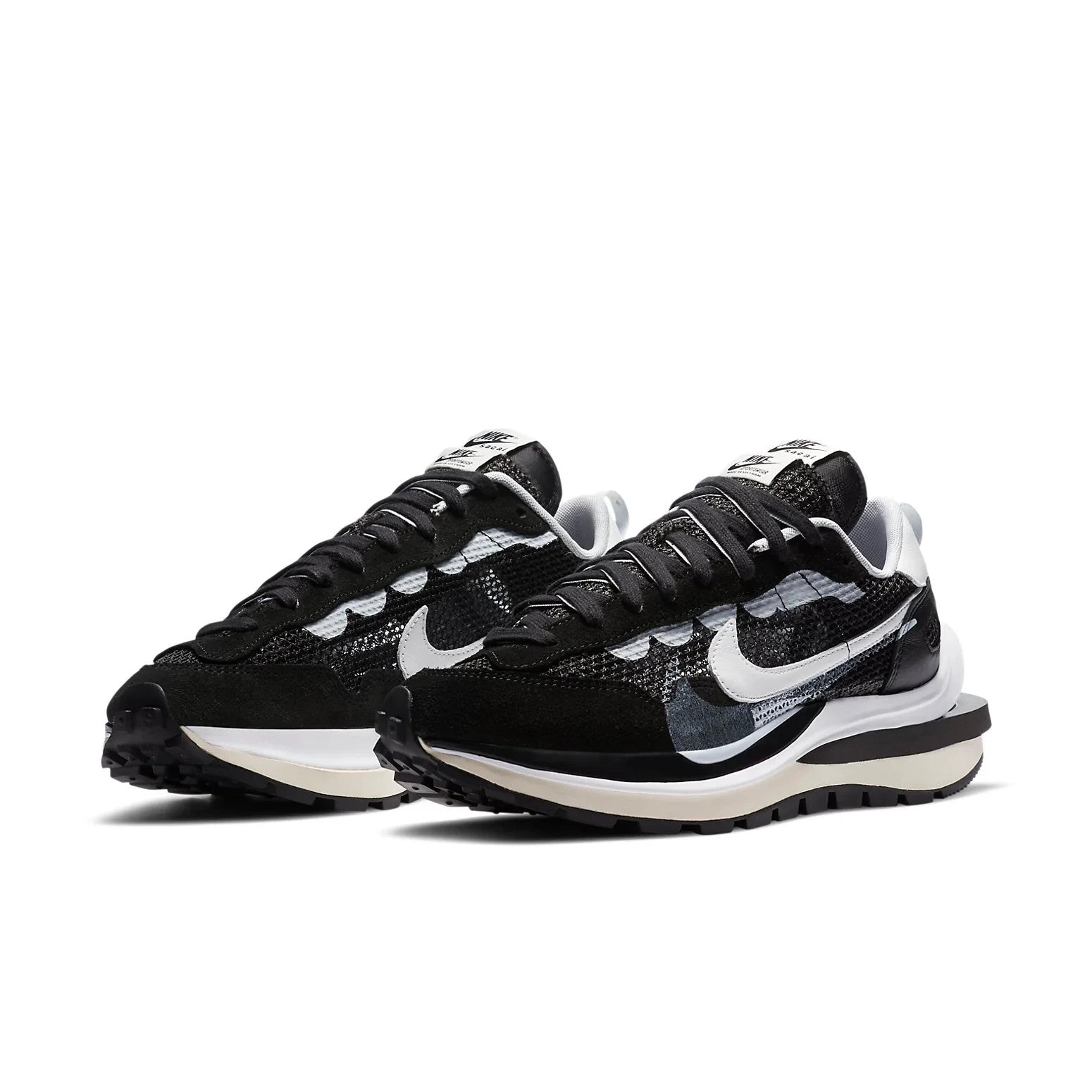 CV1363-001 sacai Ã Nike Vapor Waffle "Black and White" (Men's)