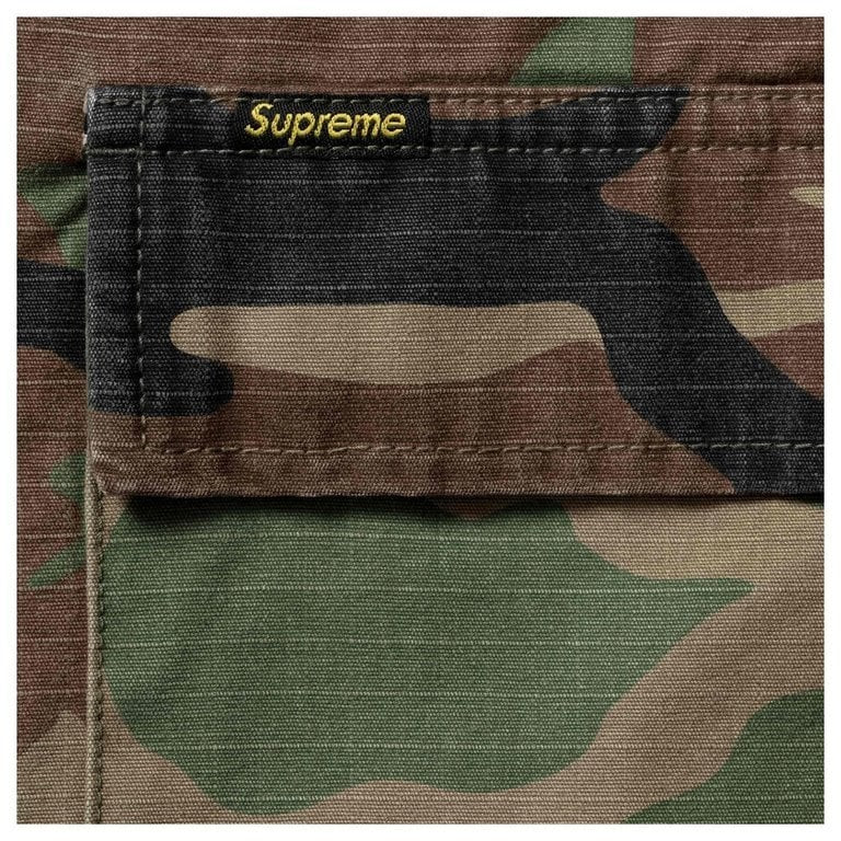 Supreme Ripstop BDU Shirt Jacket Woodland Camo