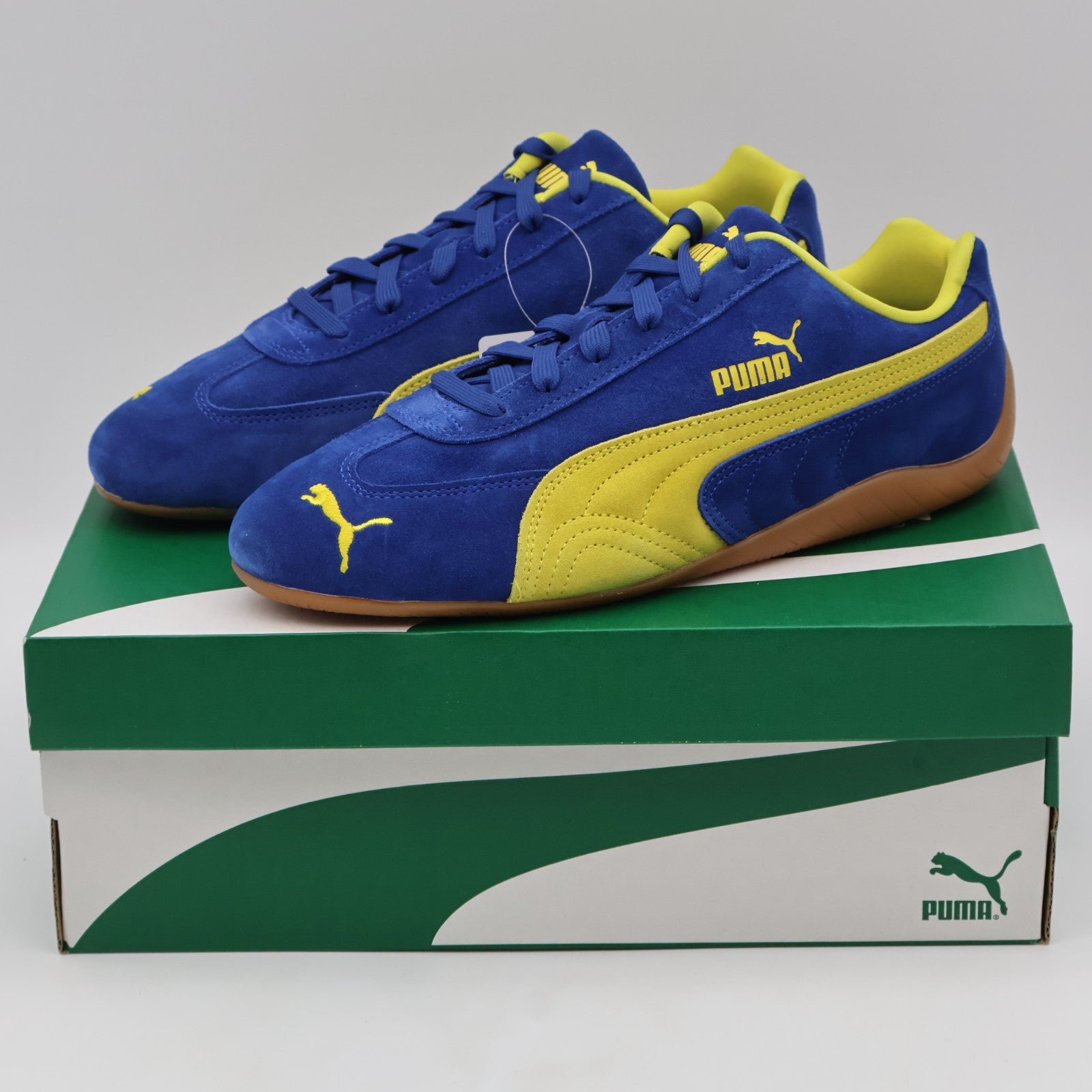398846-44 Puma Speedcat OG Clyde Royal Pele Yellow (Men's)