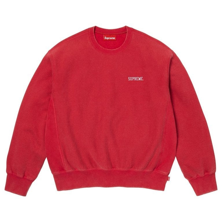 Supreme Washed Crewneck Red