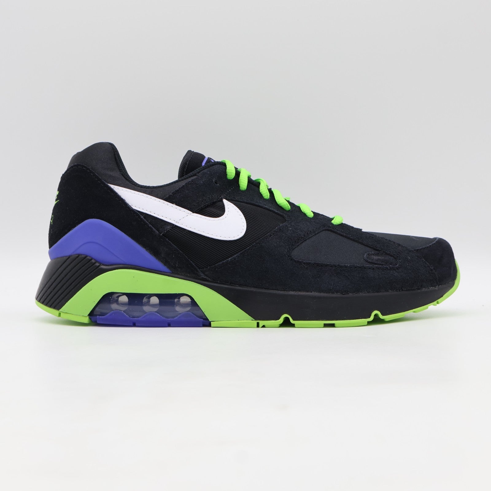 FZ3058-001 Nike Air Max 180 Black White Action Green (Men's)