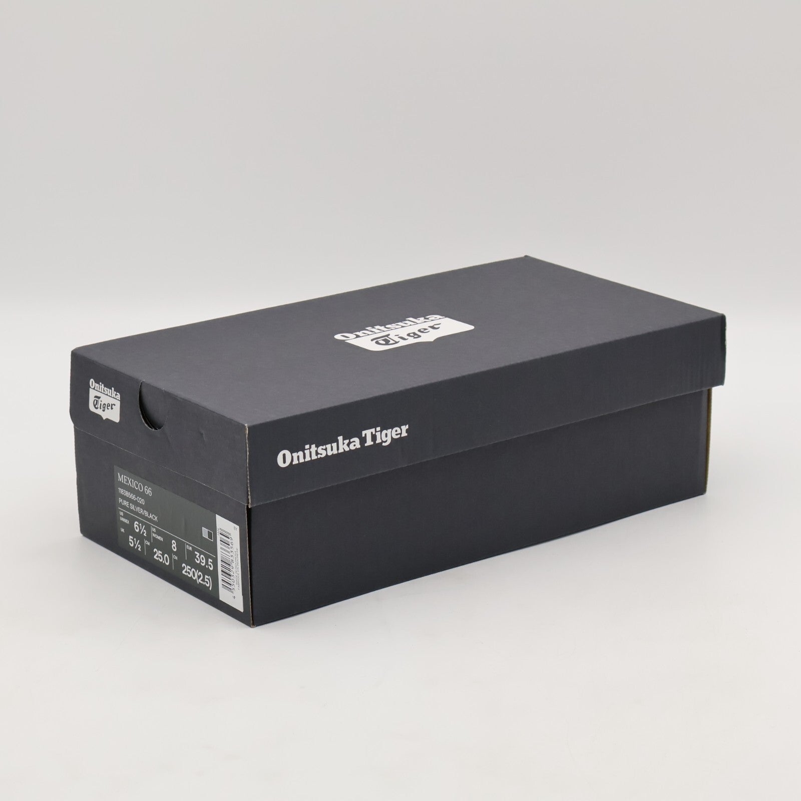 1183B566-020 Onitsuka Tiger Mexico 66 Pure Silver Black (Men's)