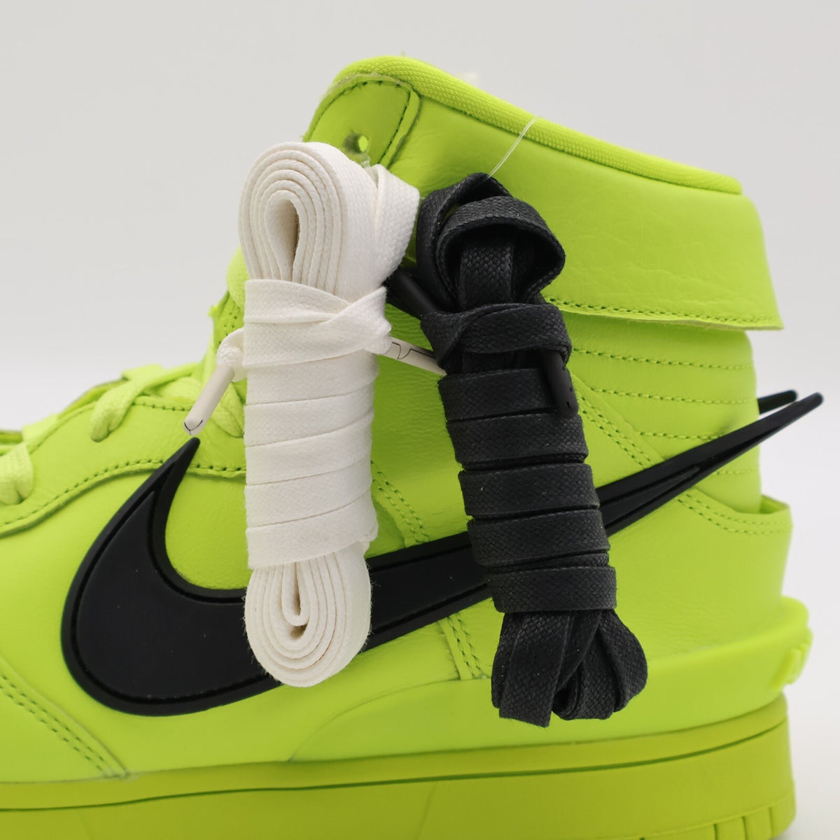 CU7544-300 Nike Dunk High AMBUSH Flash Lime Atmic Green Black (Men's)