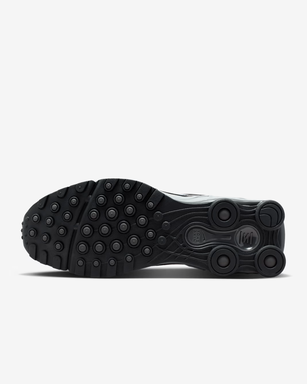 IO4296-001 Nike Shox R4 Ride 2 Light Smoke Grey Medium Ash Black (Men's)