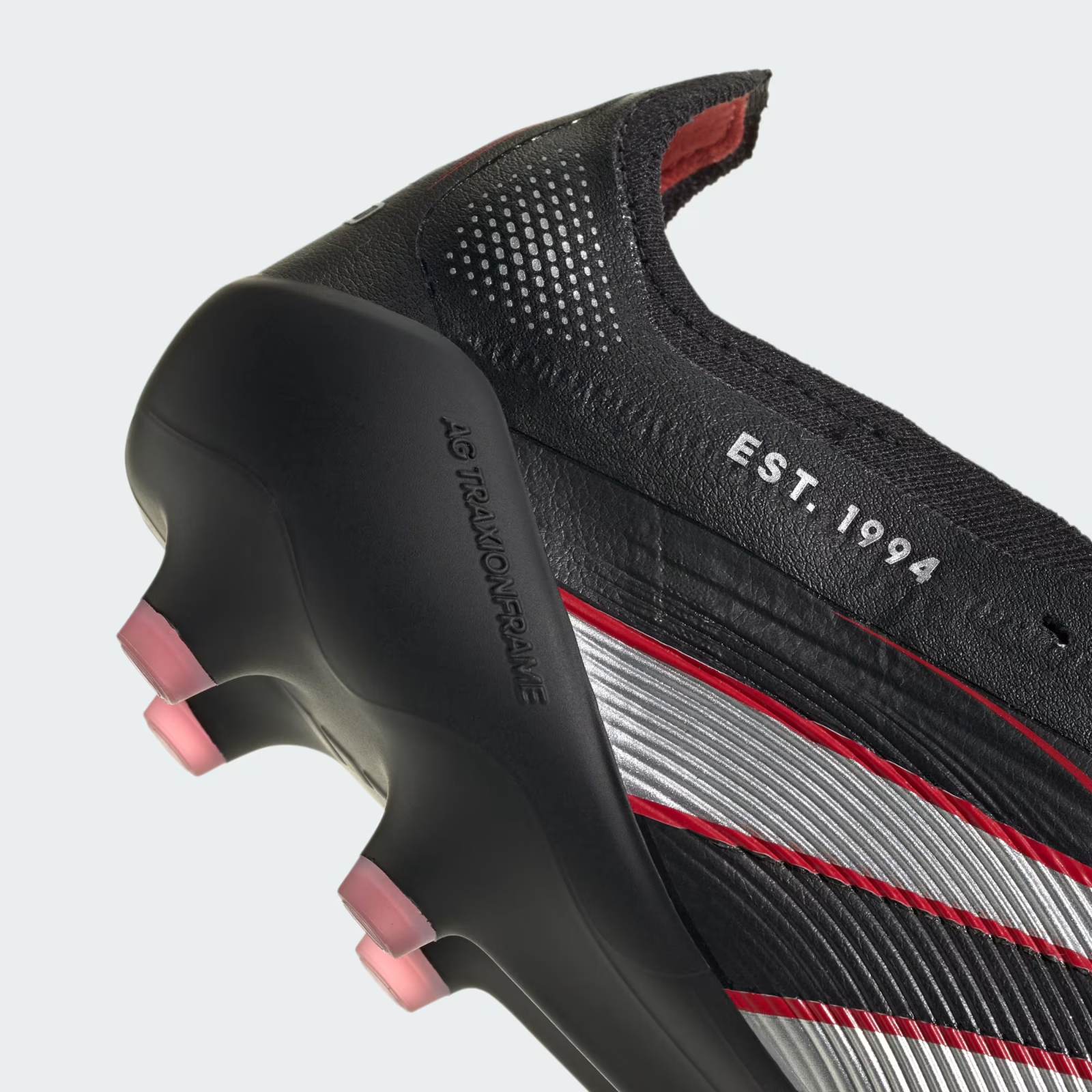 HQ2275 adidas Predator Elite BSR FT Core Black Silver Metallic Vivid Red (Men's)