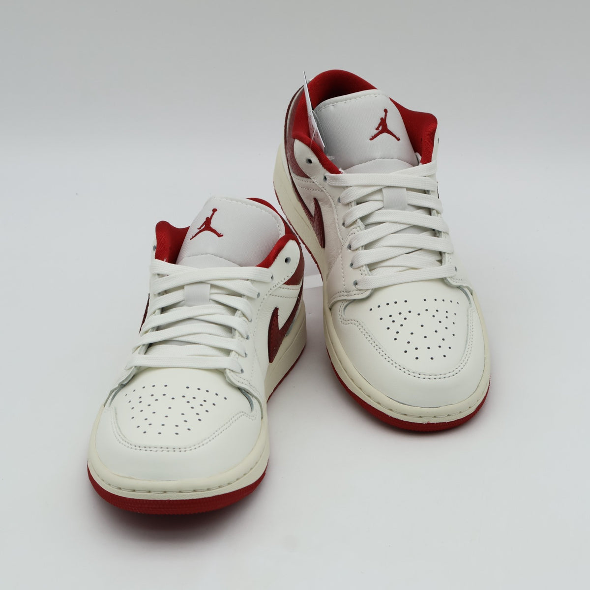 HJ9338-106 Nike  Air Jordan 1 Low SE Sail Team Red Varsity Red (Women's)