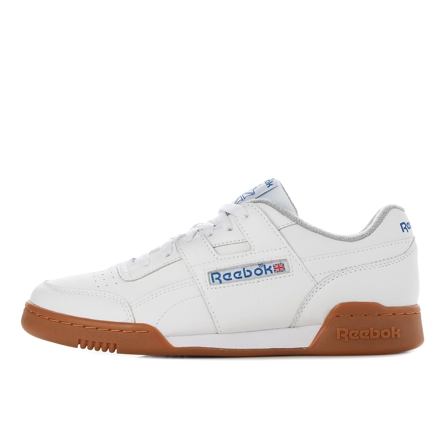 100244983 Reebok Workout Plus White Blue (Men's)
