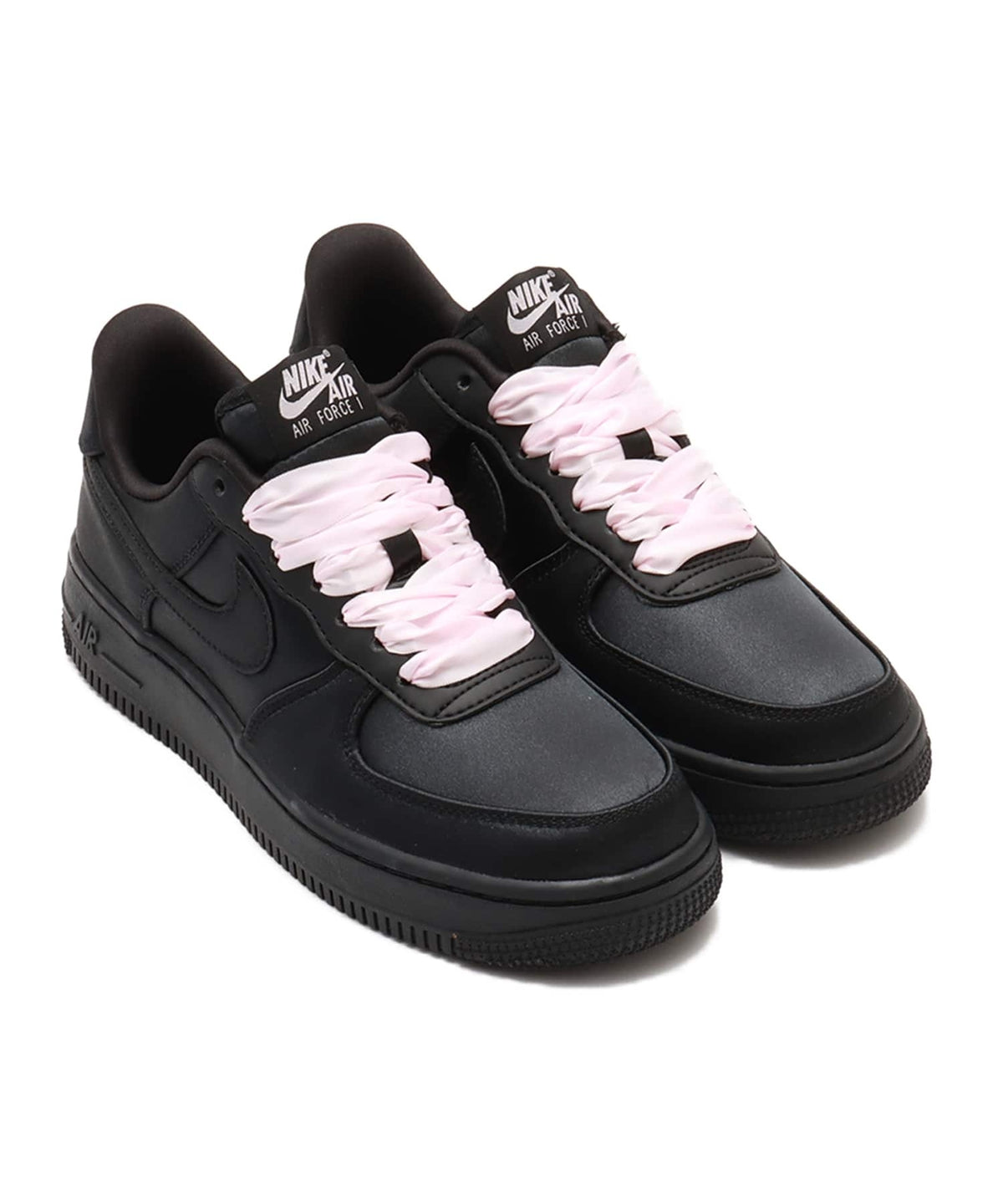 IH2034-010 Nike  Air Force 1 Low Black Satin (Women's)