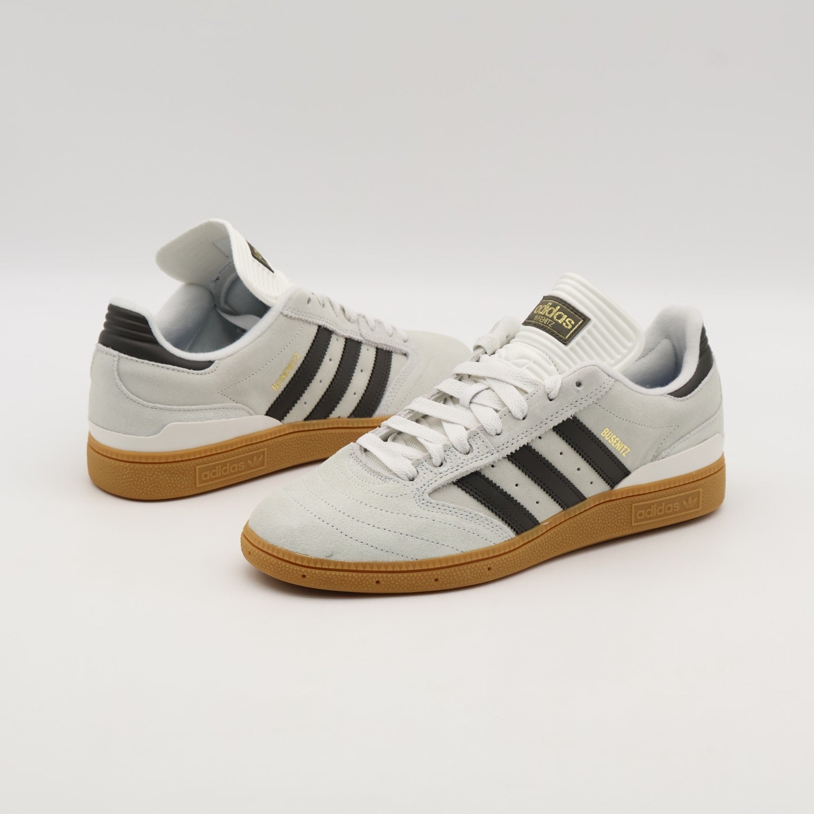 IF4617 adidas Skateboarding Busenitz Crystal White Shadow Olive Gum (Men's)
