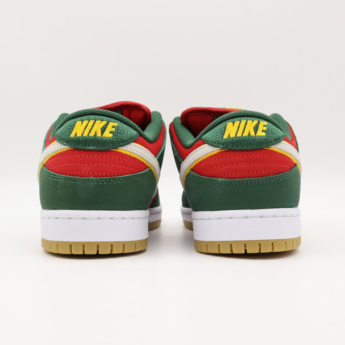 FZ1287-300 Nike SB Dunk Low PRM Seattle Supersonics Fir and Fire Red (Men's)