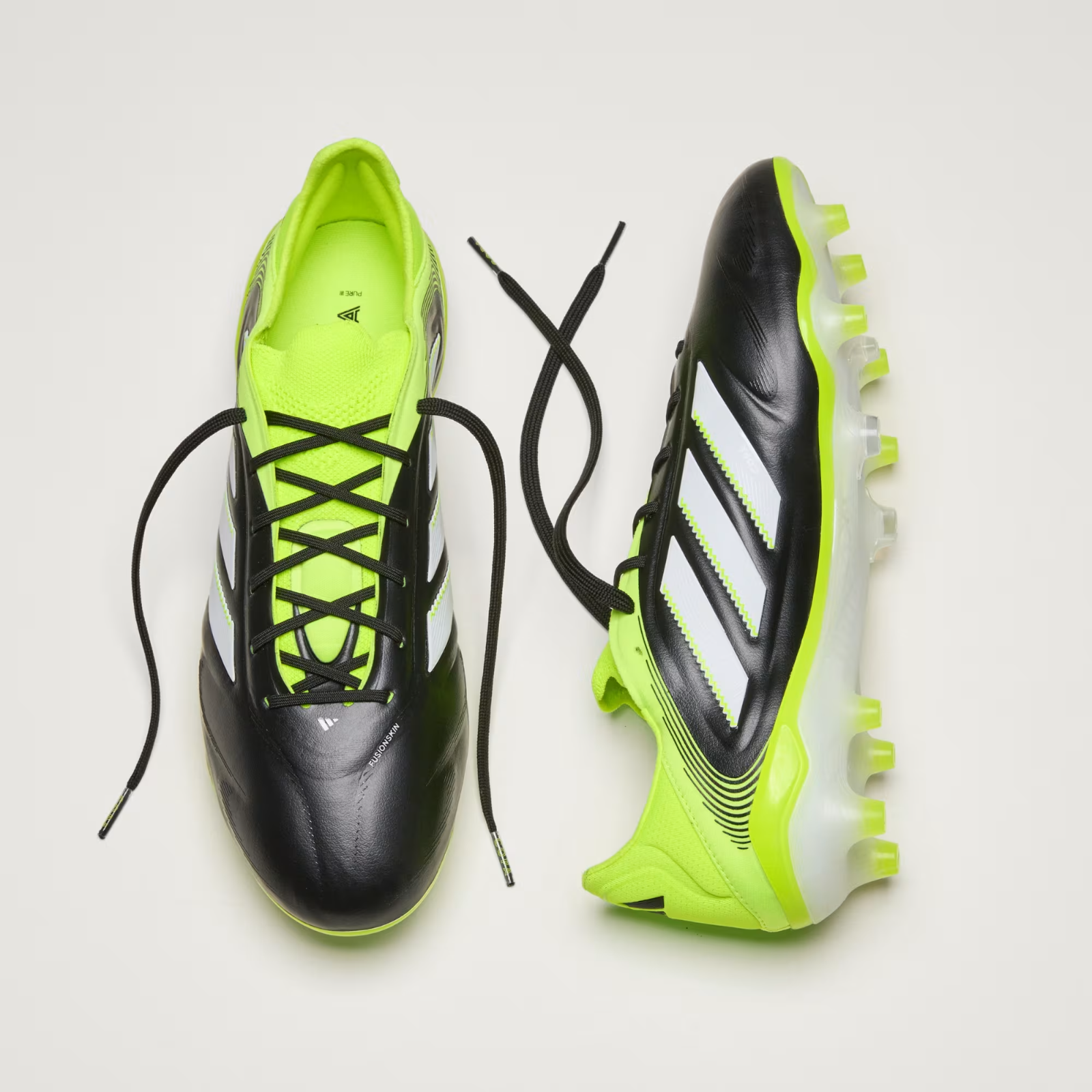 JH6304 adidas Copa Pure 3 Elite FG Core Black/Cloud White/Lucid Lemon (Men's)