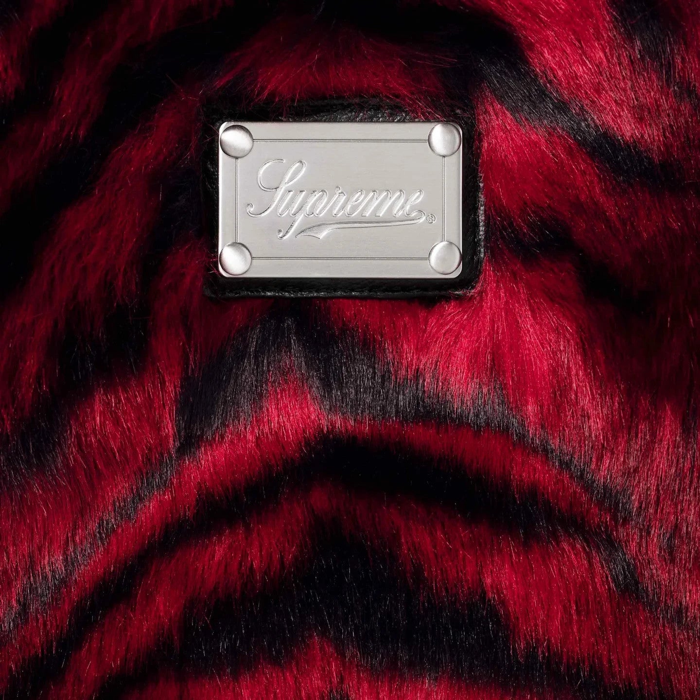 Supreme Faux Fur WINDSTOPPER Bomber Jacket Red