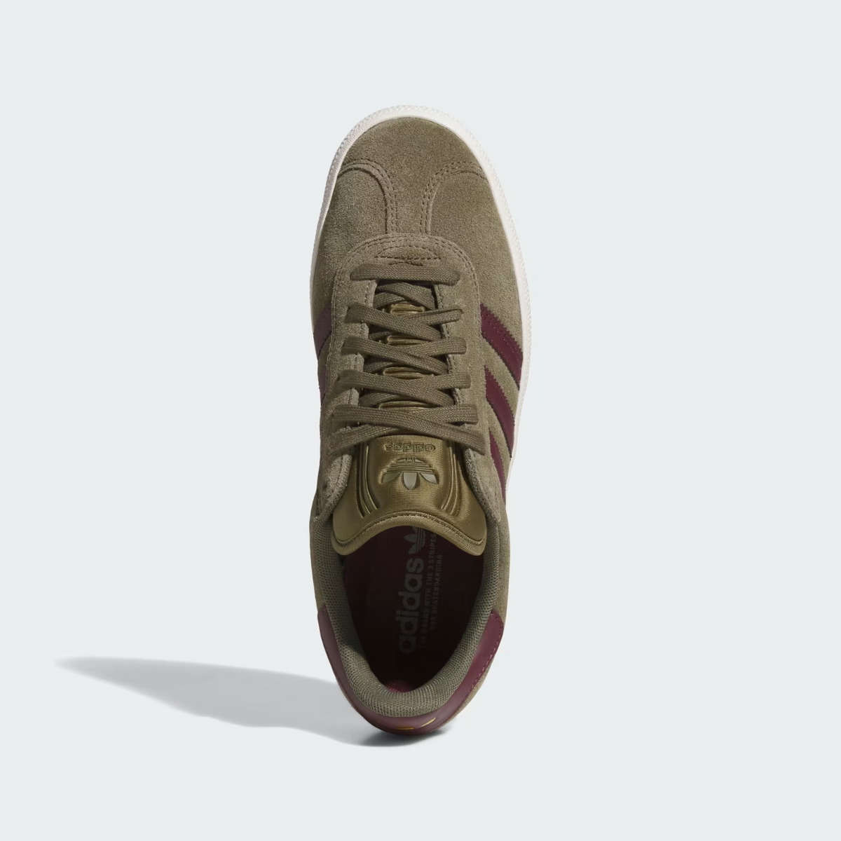 KI3205 adidas Gazelle ADV Olive Strata Maroon (Men's)
