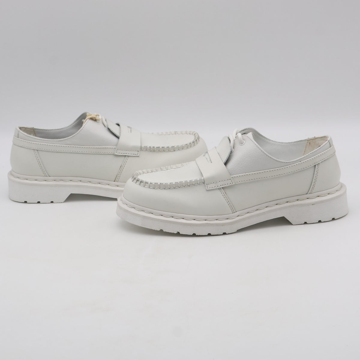 42218100 MM6 Maison Margiela Dr.Martens Penton 1461 Loafers White (Men's)