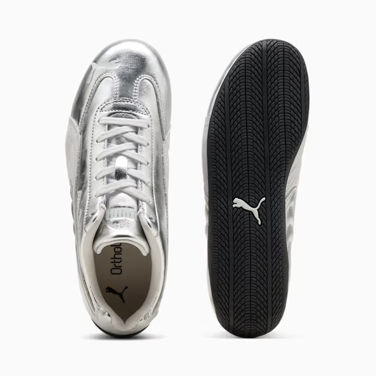 406881-01 Puma Speedcat Silver Feather Gray PUMA Black (Women's)