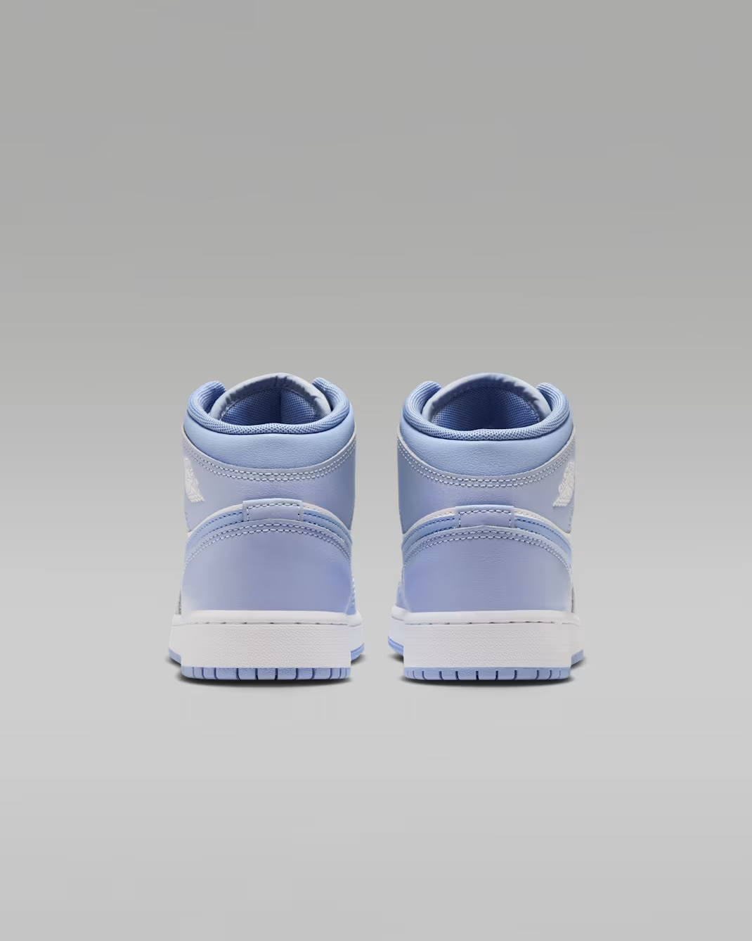DQ8423-407 Nike GS Air Jordan 1 Mid "Hydrogen Blue/Aluminum"