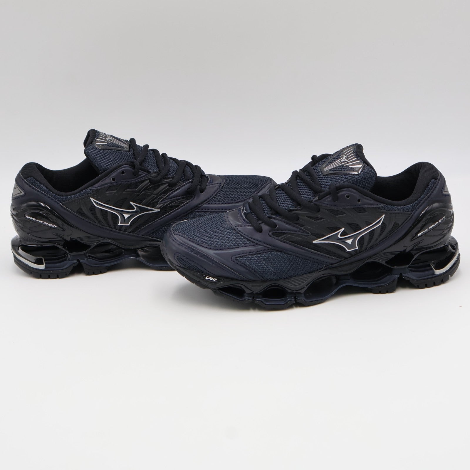 D1GA333707 Mizuno Wave Prophecy LS Navy Silver Dark Blue (Men's)