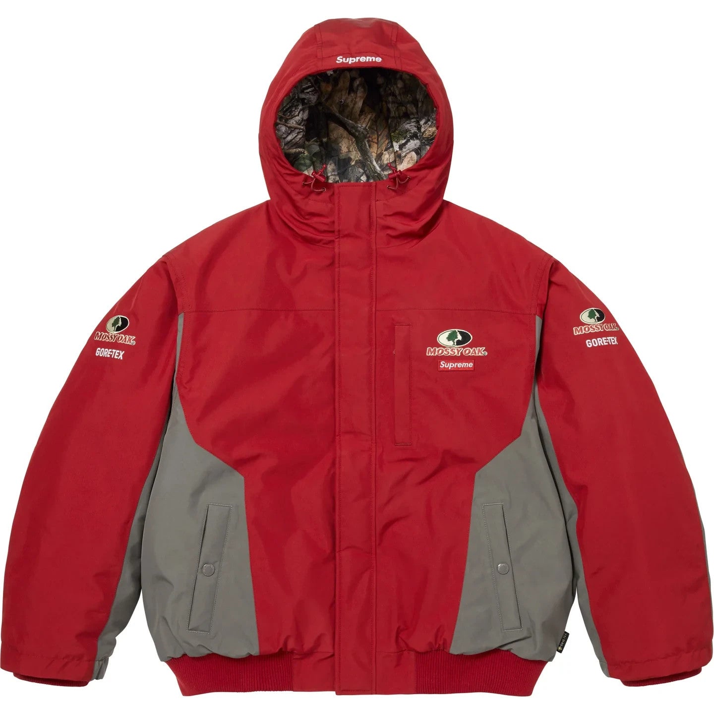Supreme GORE-TEX Mossy Oak Jacket Red