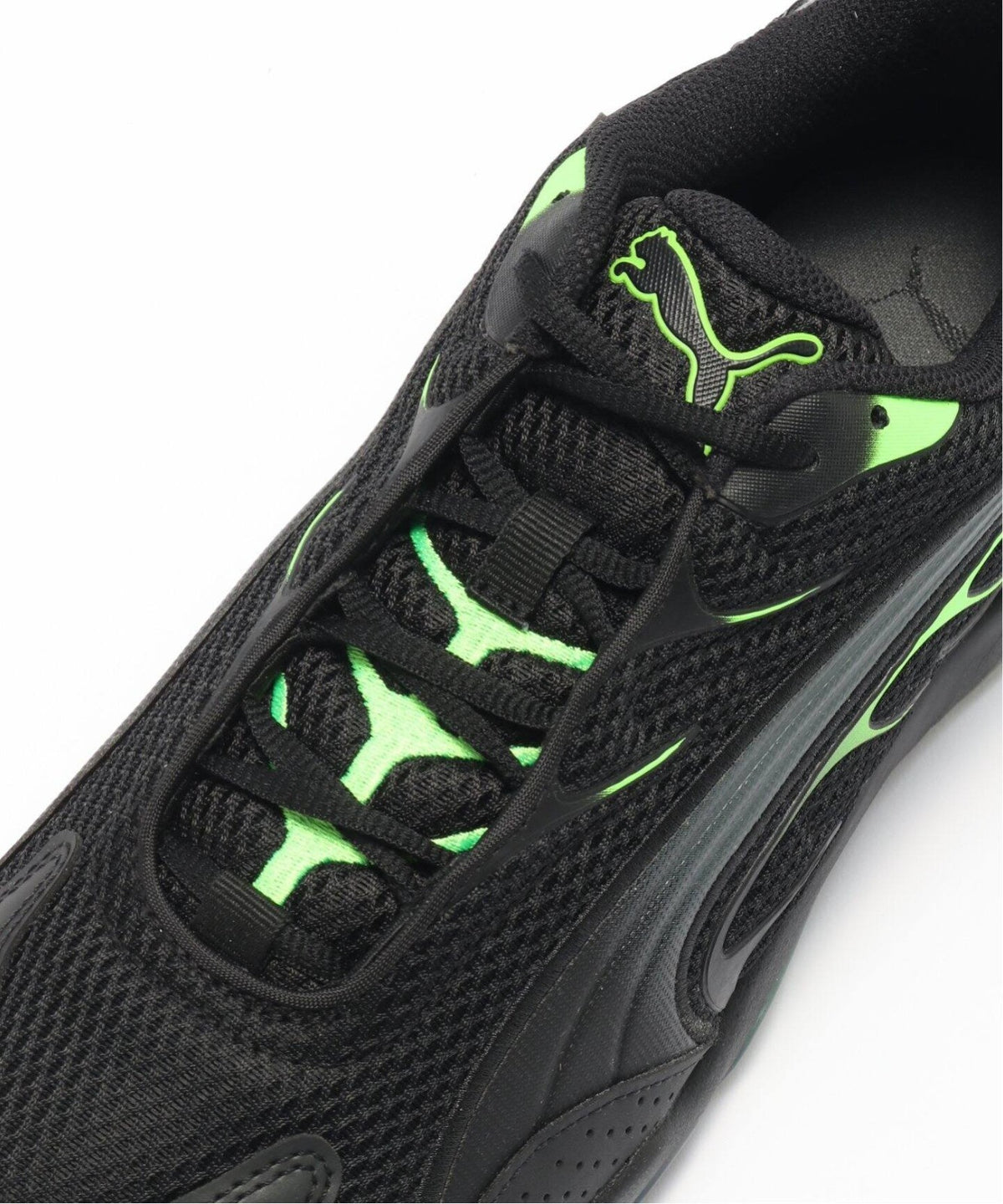 401560-01 Puma Inhale Puma Black Green Glare (Men's)