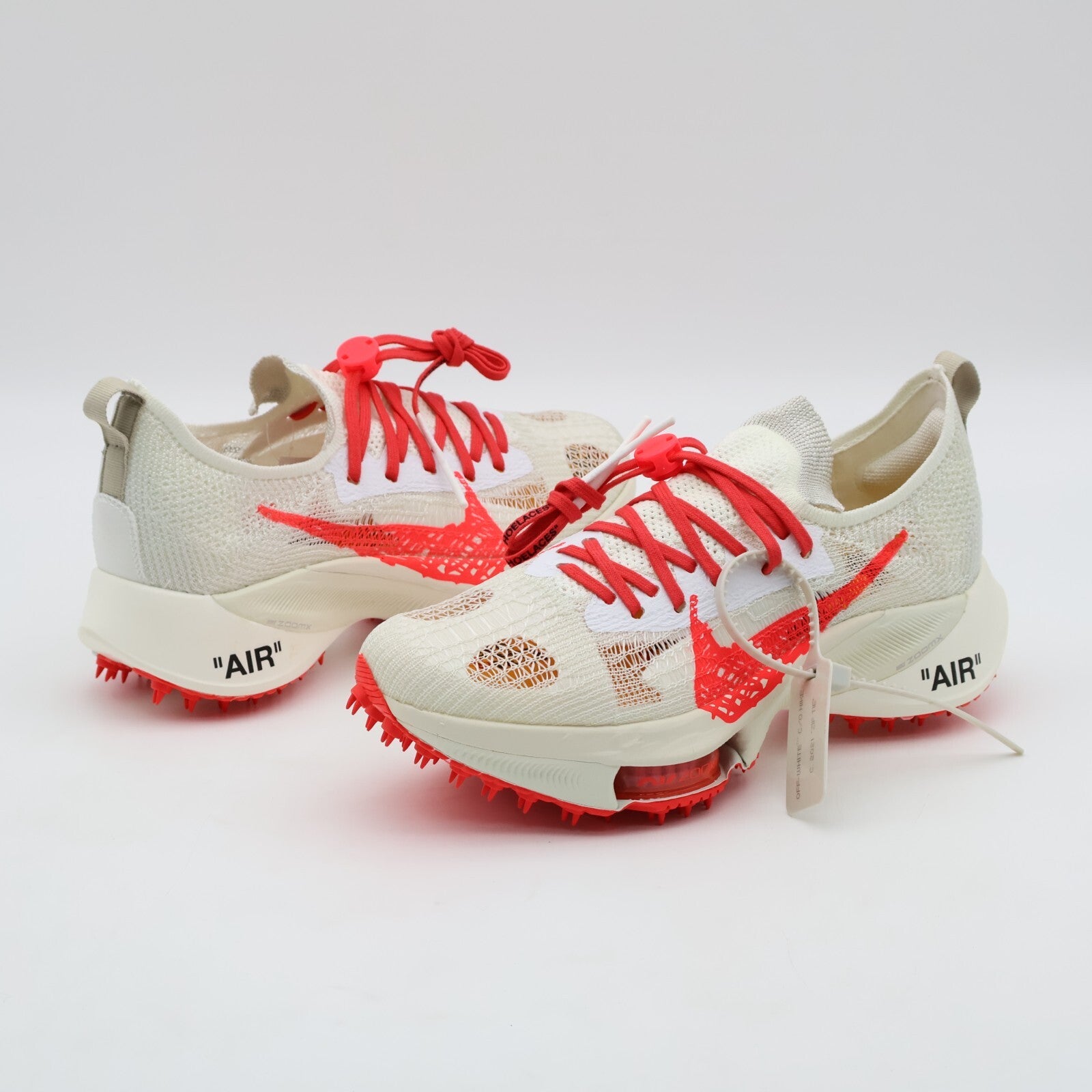 CV0697-100 Off-White Nike Air Zoom Tempo Next% Flyknit Solar Red (Men's)
