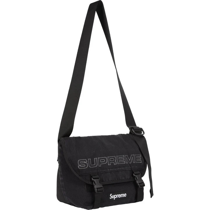 Supreme Denim Messenger Bag Black
