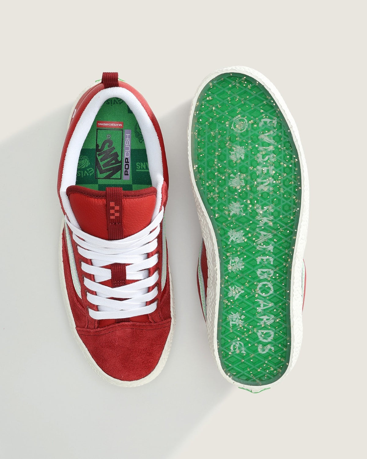 VN000D5RCXS Evisen Skateboards Ã Vans Skate Old Skool 36+ "Ruby Wine" (Men's)