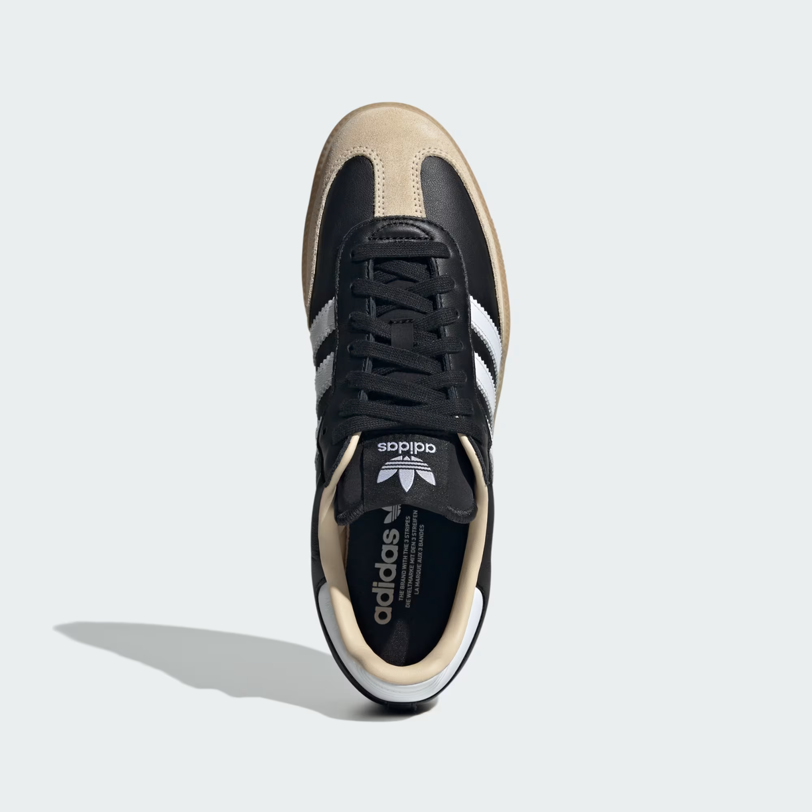 JS3832 adidas Originals Samba OG Core Black Cloud White Gum (Men's)
