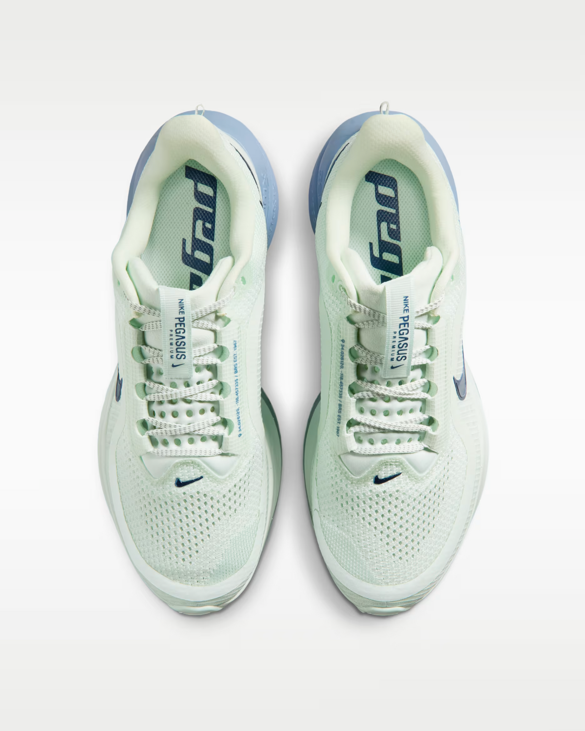 HQ2593-301 Nike Pegasus Premium "Barely Green/Work Blue" (Women's)