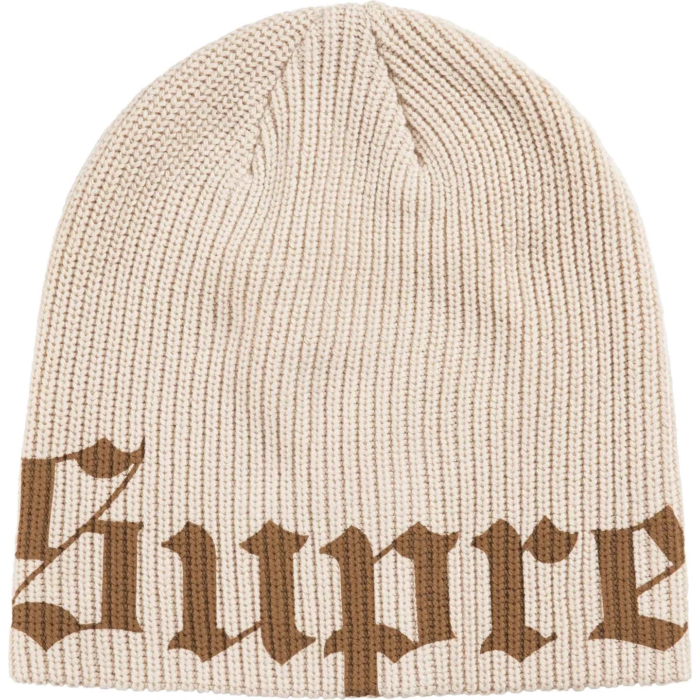 Supreme Old English Printed Beanie (26SS) Stone