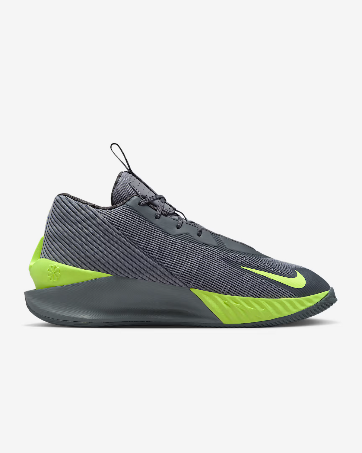 HF1804-004 Nike GT Jump Academy Smoke Grey Dark Smoke Grey Volt White (Men's)