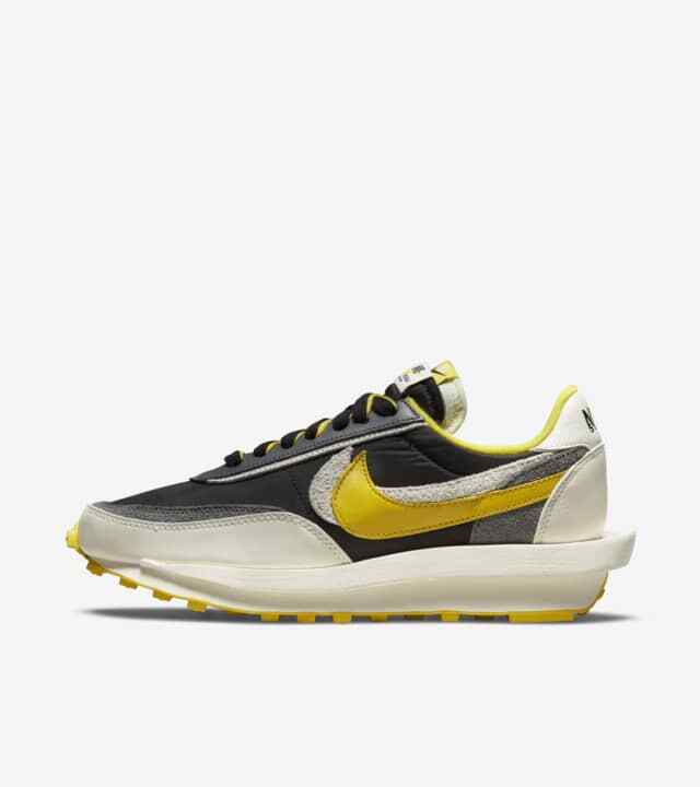 DJ4877-001 UNDERCOVER sacai Nike LD Waffle Black Sail-Dark Grey-Bright Citron