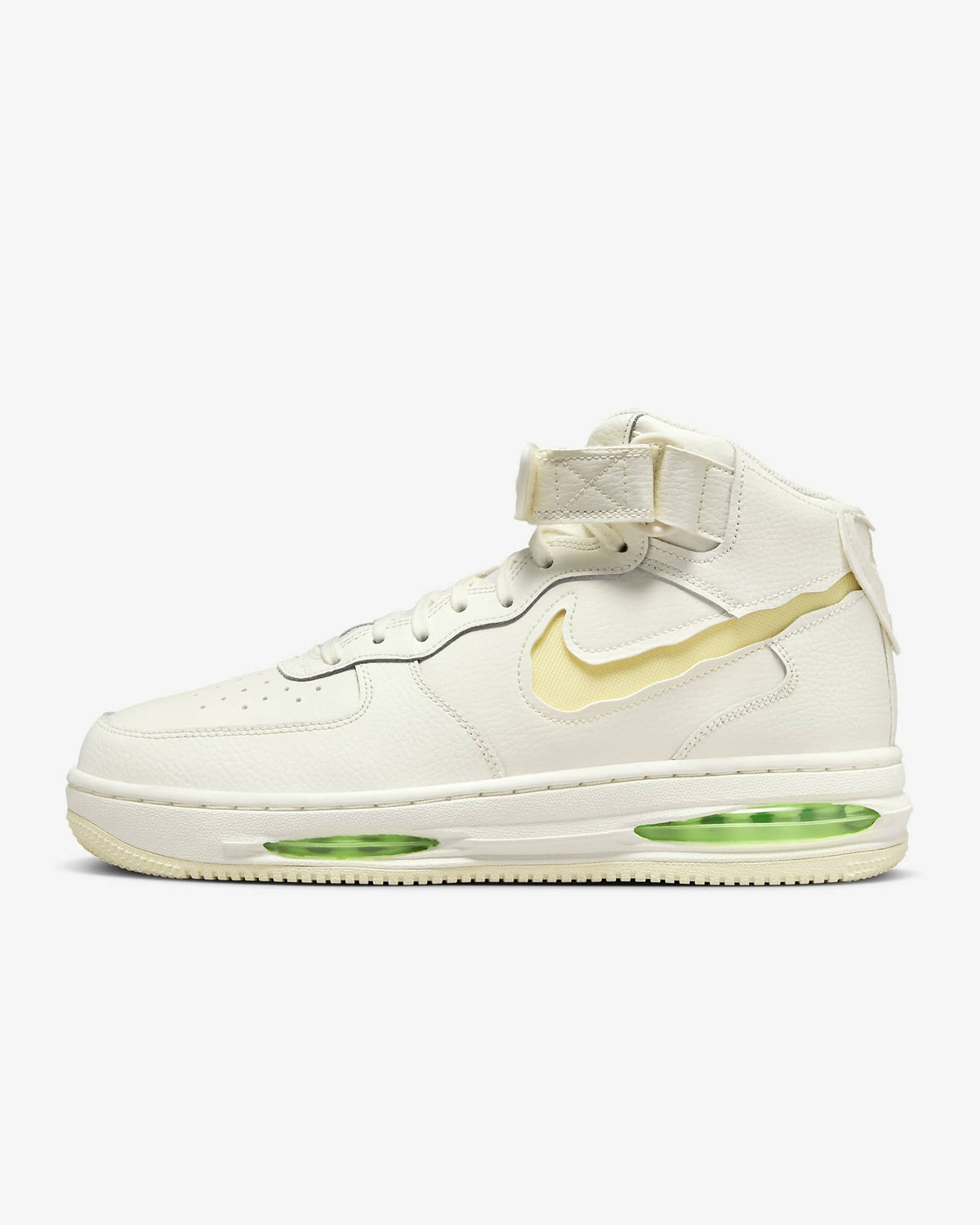 FB1374-100 Nike Air Force 1 Mid Evo Sail Lime Blast Coconut Milk (Men's)