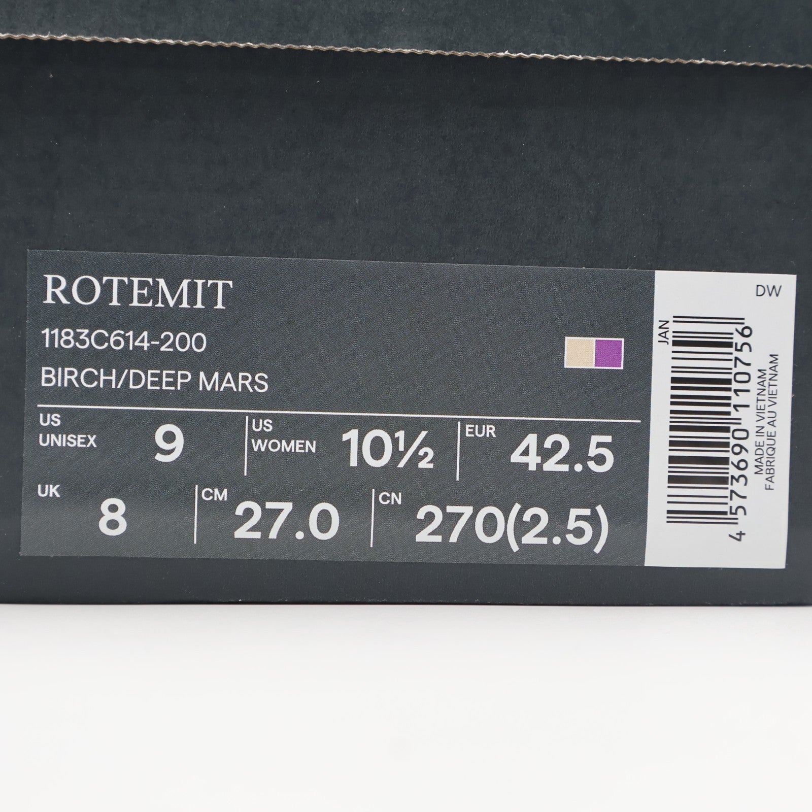 1183C614-200 Onitsuka Tiger Rotemit Birch/Deep Mars (Men's)