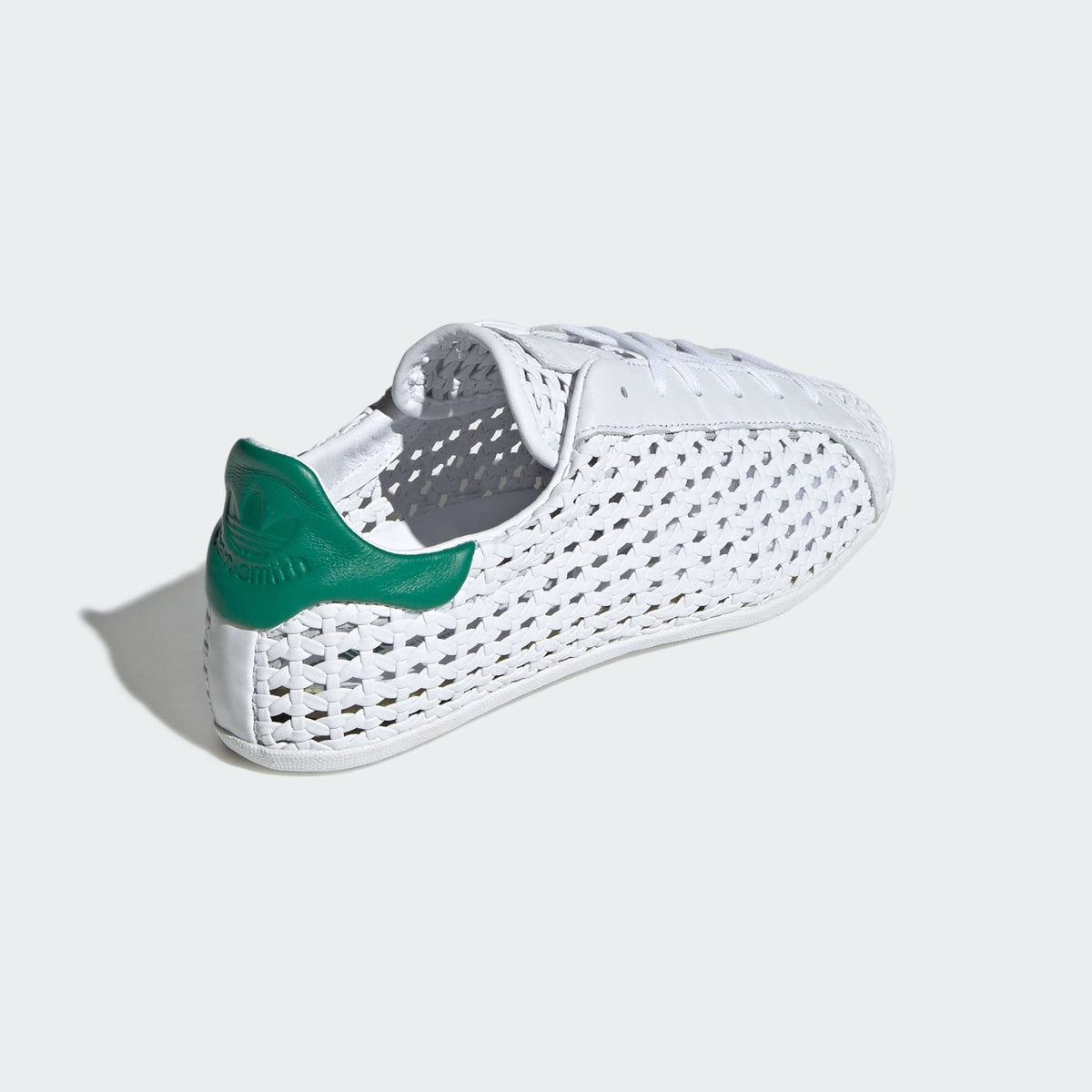 IH9356 adidas Women's Stan Smith Basketweave WhiteGreen (Women's)