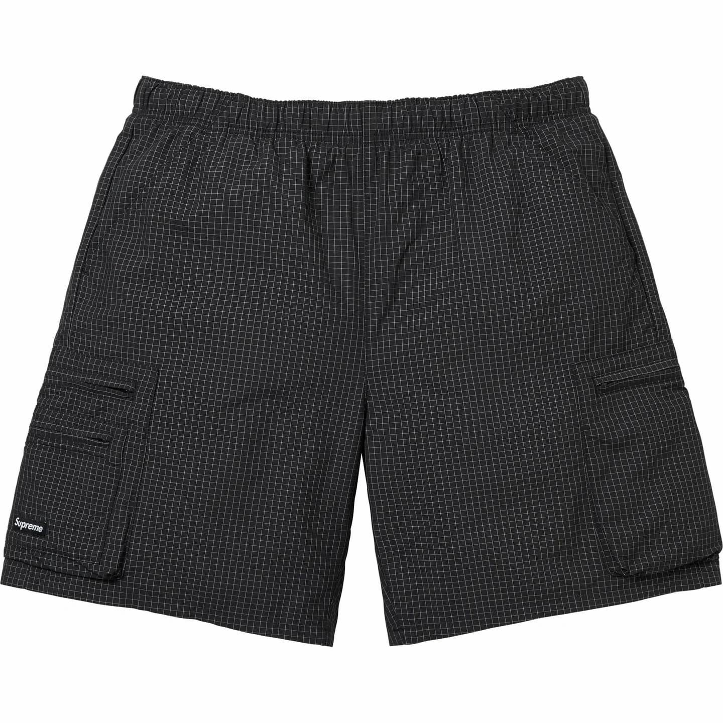 Supreme Ripstop Cargo Water Short Black
