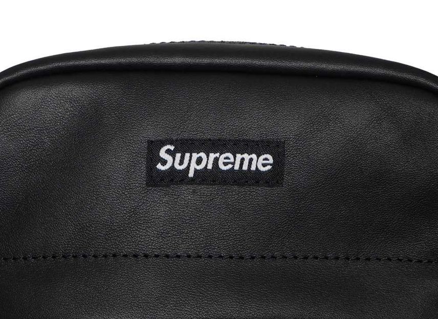Supreme Leather Shoulder Bag Black (24FW)