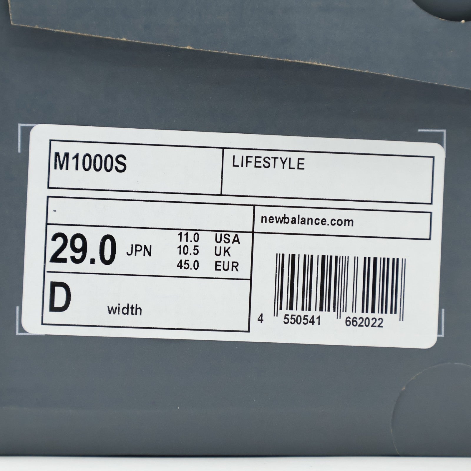 M1000S New Balance 1000 Deep Ocean (Men's)