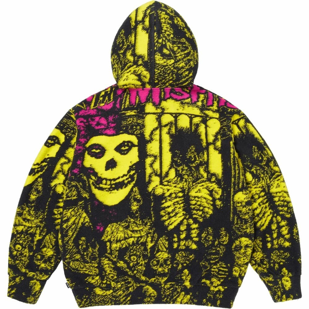 Supreme The Misfits Zip Up Hooded Sweater Multicolor
