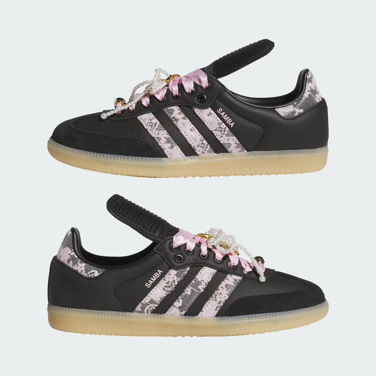KJ6086 adidas Originals Samba LT Core Black Clear PinkBliss Bliss Pink (Women's)