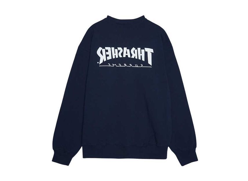 Supreme x Thrasher Crewneck Navy