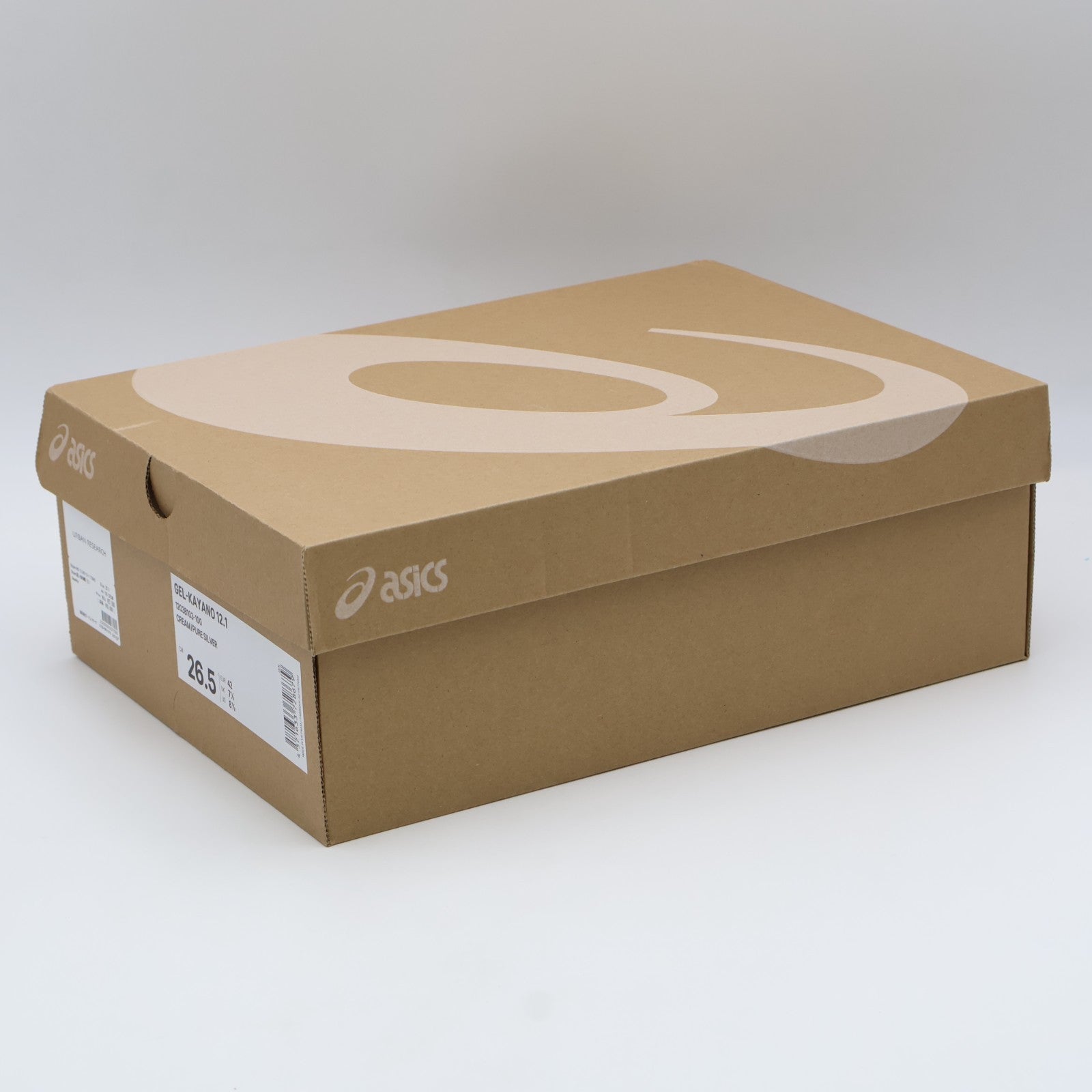 1203B103-100 Lapstone & Hammer Ã Asics Gel-Kayano 12.1 Cream Pure SIlver (Men's)
