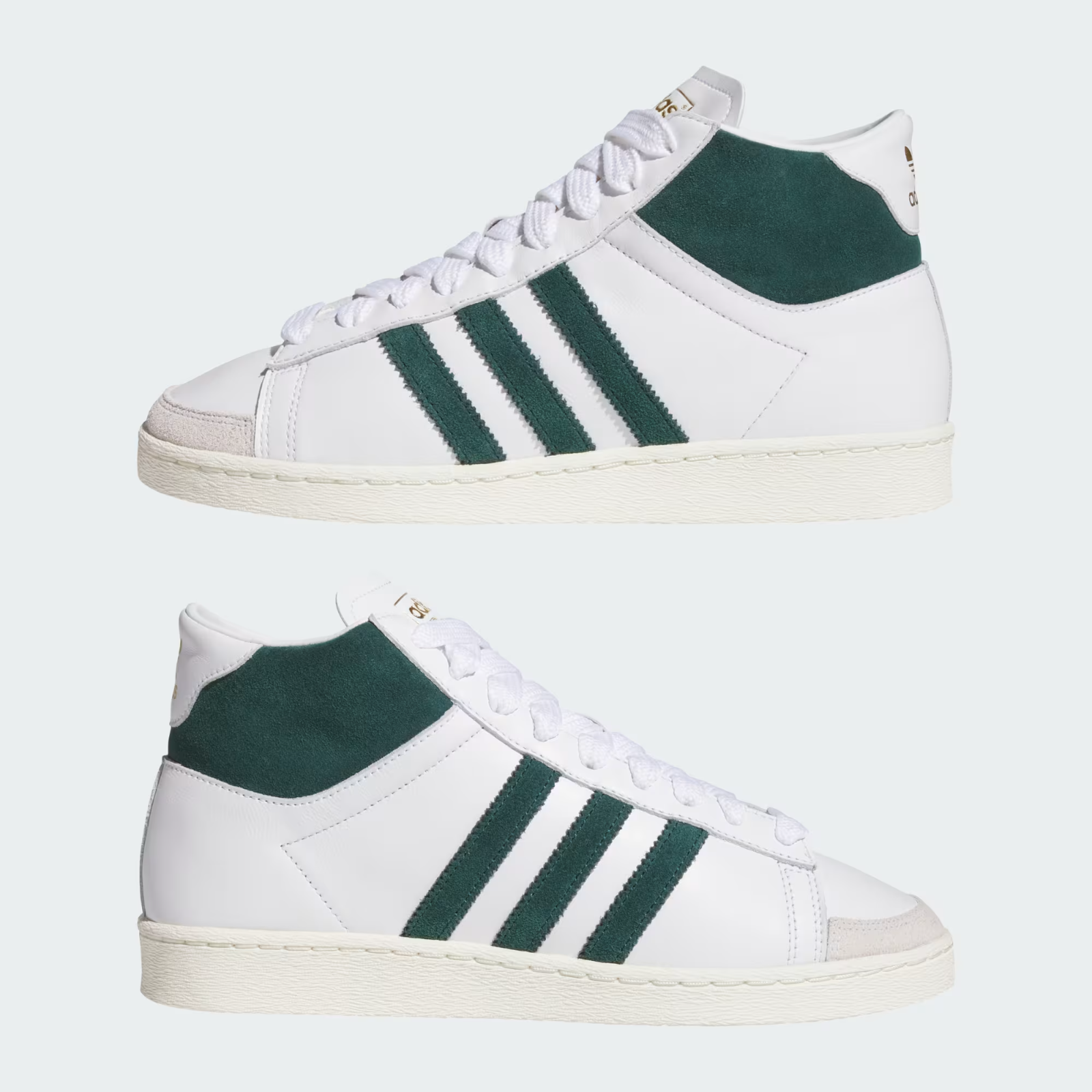 JP6498 adidas Jabbar Hi Cloud White Aurora Ivy (Men's)
