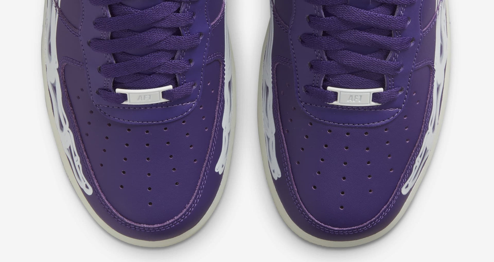 CU8067-500 Nike Air Force 1 Purple Skeleton (Men's)