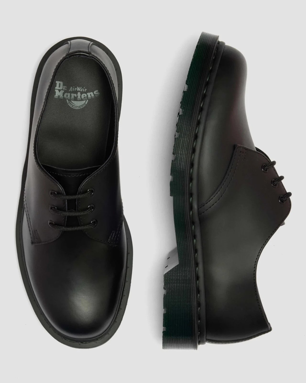 43427001 Dr.Martens 1461 Green Sole 2 3-Eye Shoes Black (Japan Exclusive) (Men's