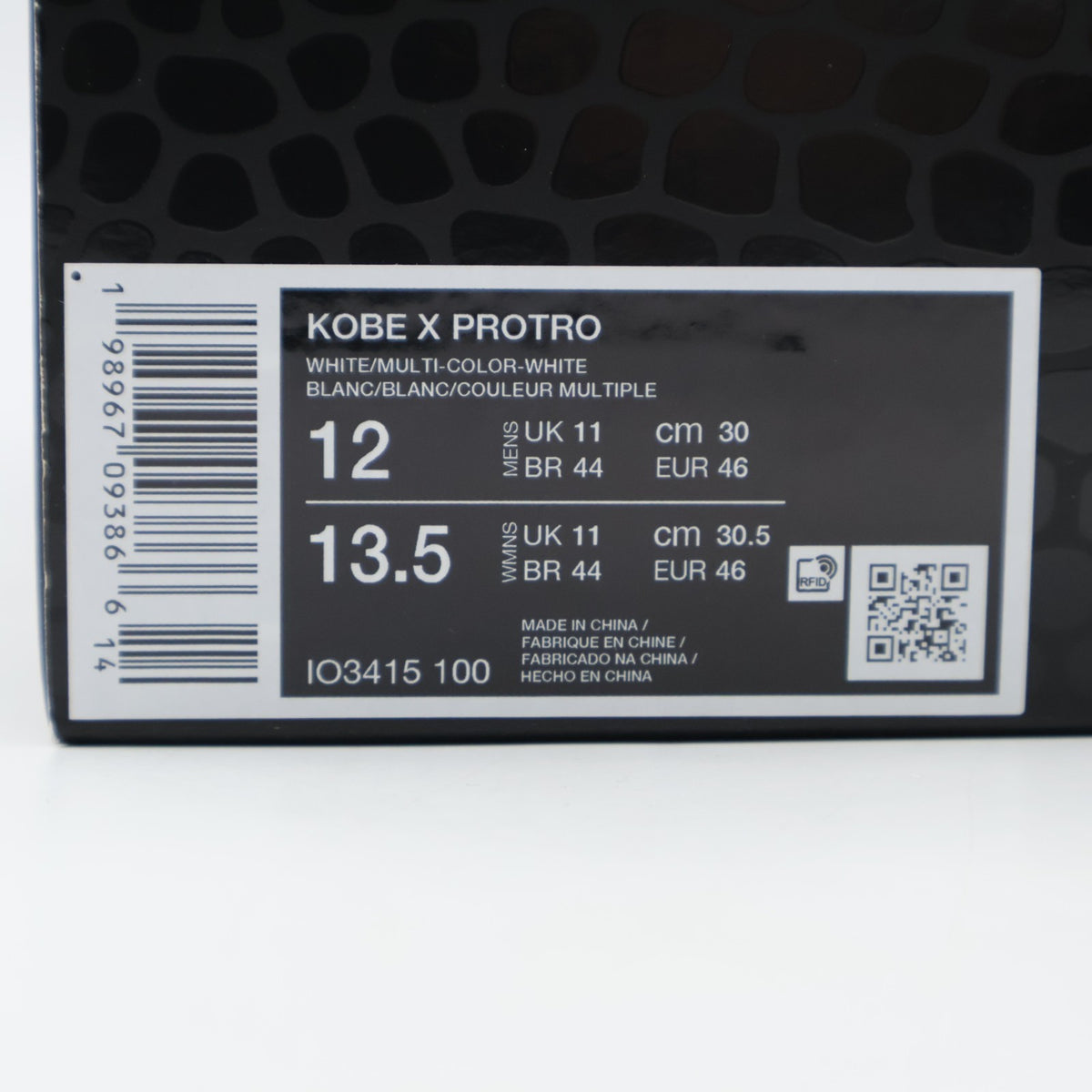 IO3415-100 Nike Kobe 10 Protro "Halo" (Men's)