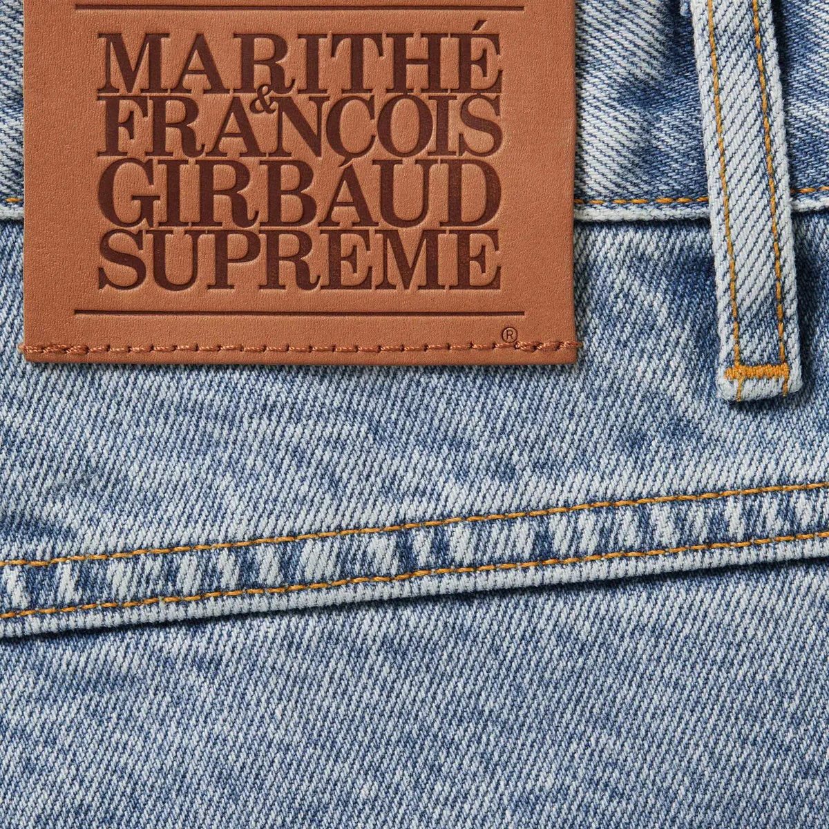 Supreme Marithe Francois Girbaud X-Seam Baggy Denim Short Washed Indigo