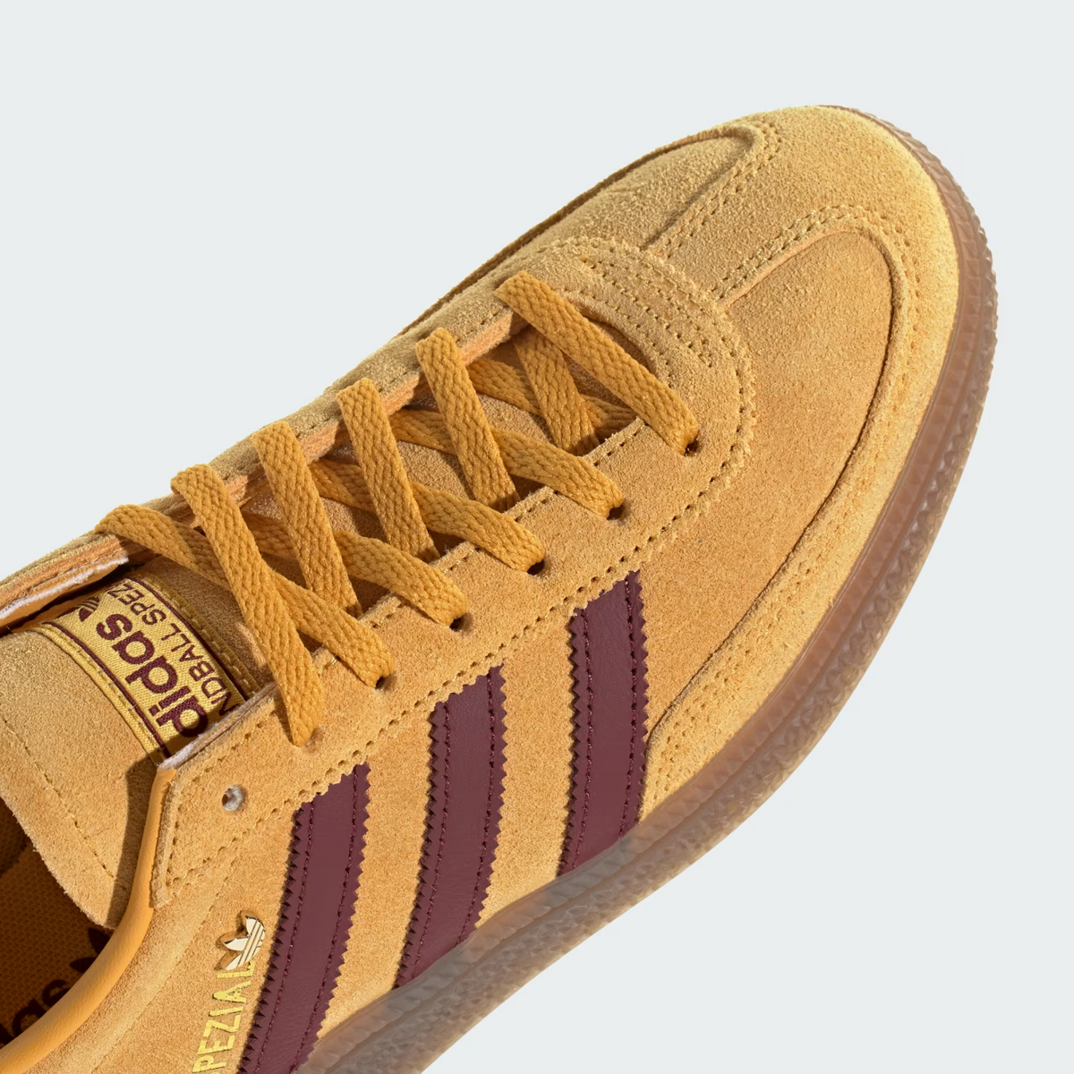 IH1494 Adidas Handball Spezial "Preloved Yellow/Shadow Red" (Men's)