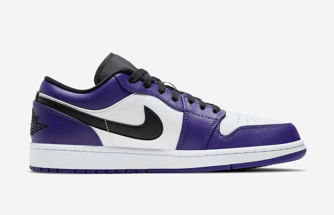 553558-500 Nike Air Jordan 1 Low "Court Purple" (Men's)