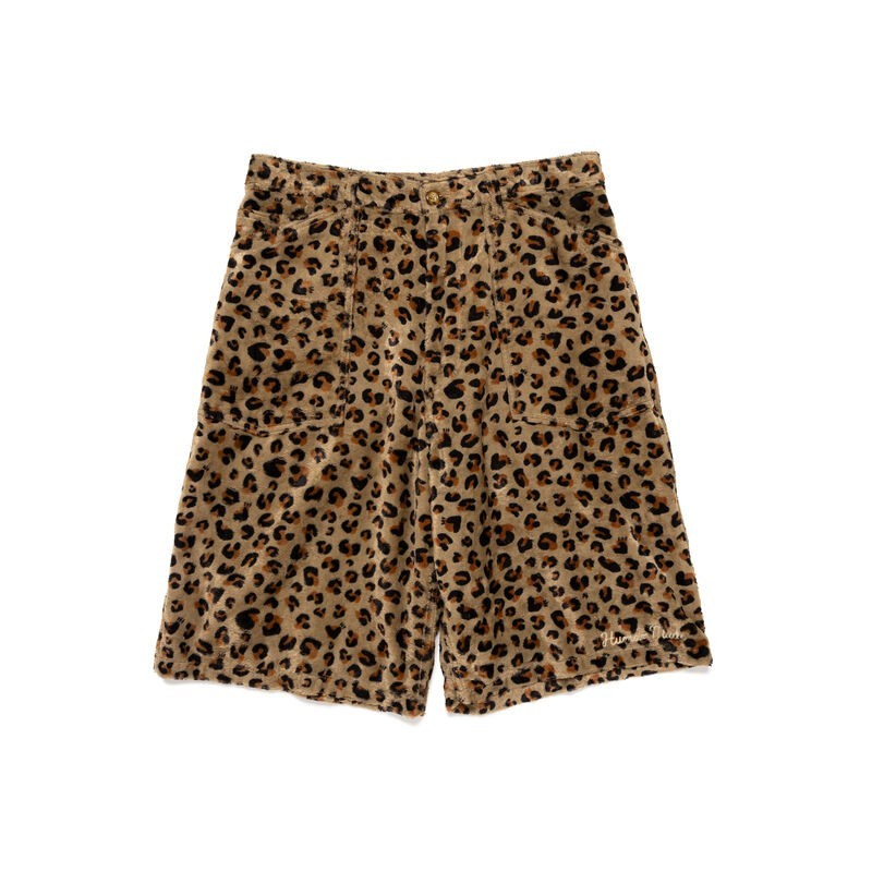 HUMAN MADE Leopard Shorts Beige